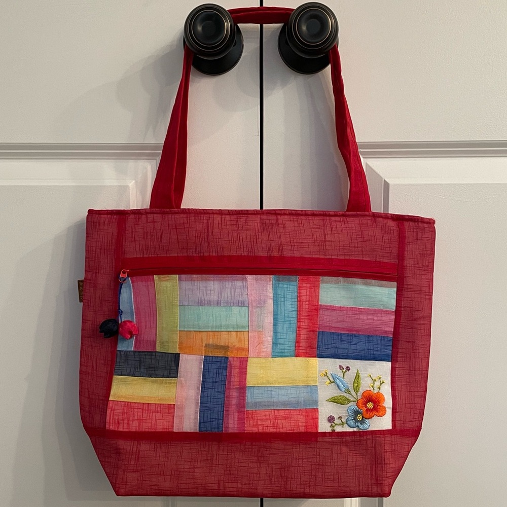 New Women Korean Tote Bag with zipper Medium size